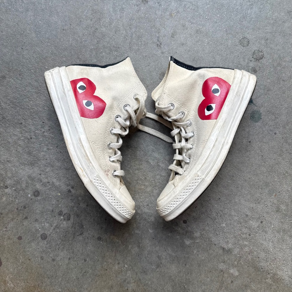 Comme des Garcons PLAY Converse Chuck 70 High Top Size 7W